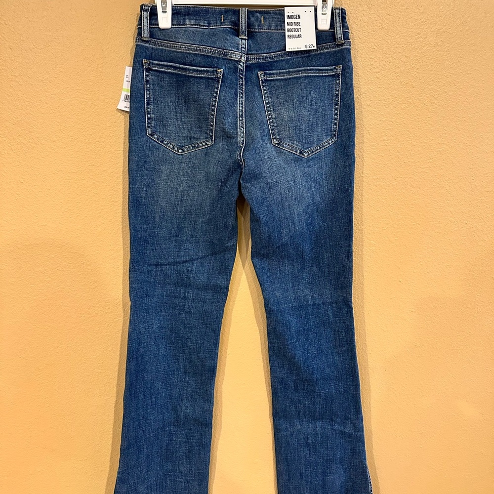 Eunina Blue Boot Cut Jeans with Classic Style - Picture 3 of 4